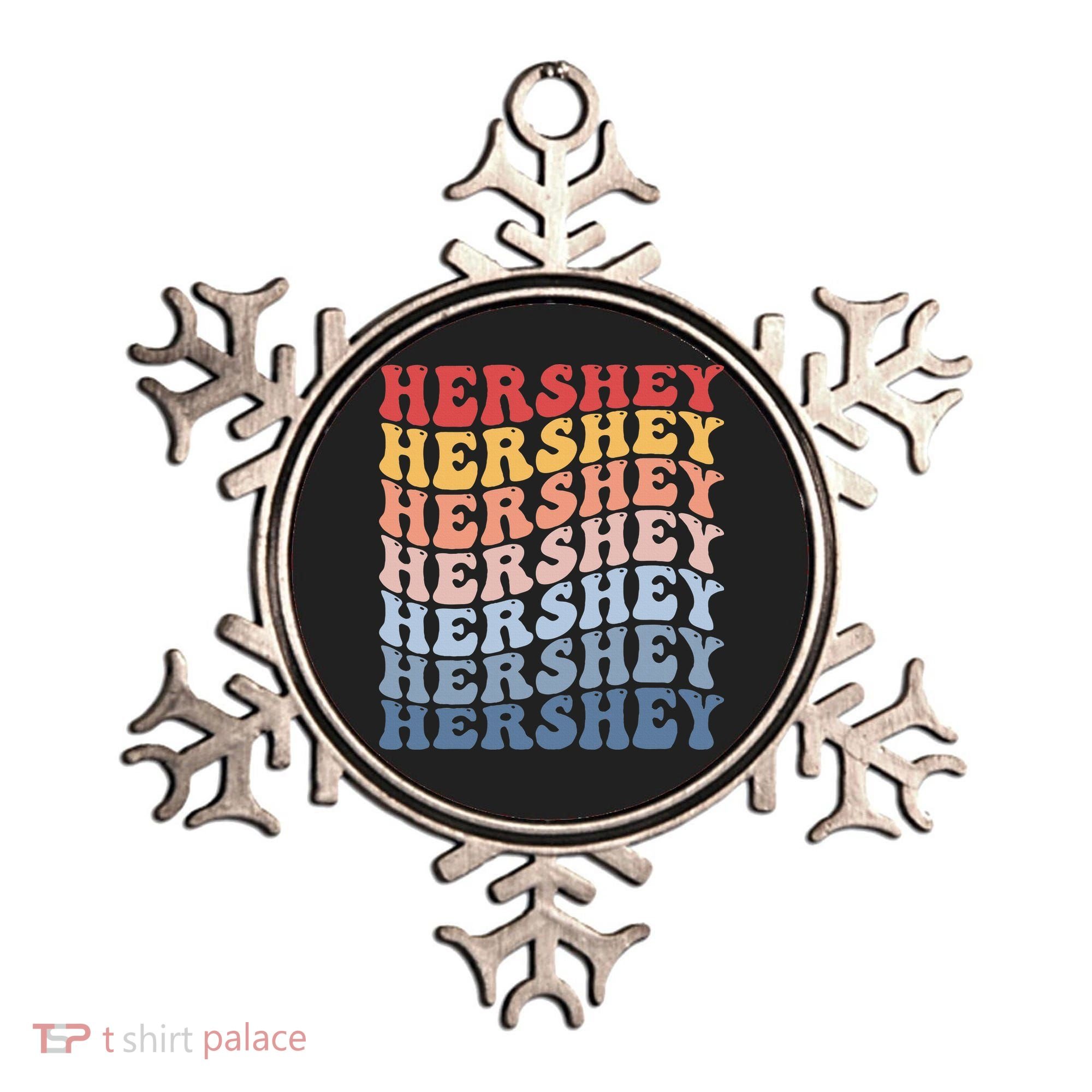 Hershey City Groovy Retro Ornament