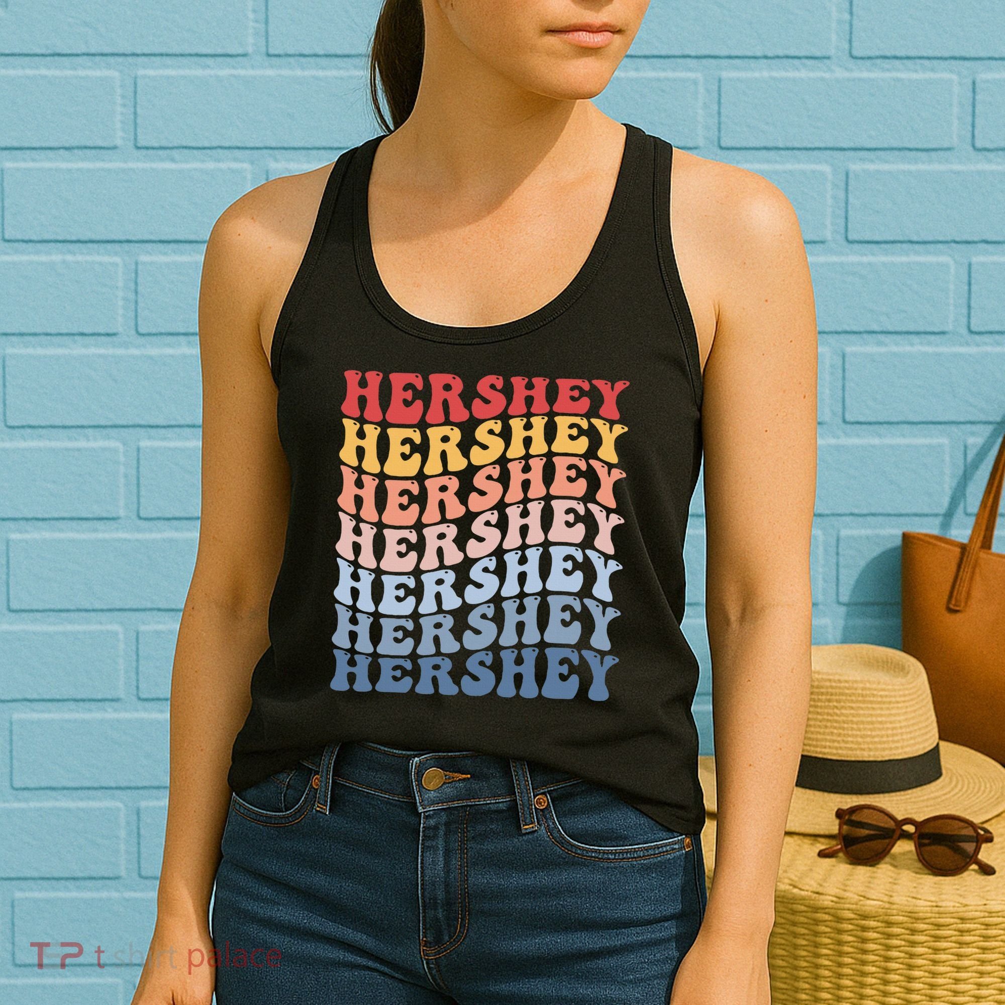 Hershey City Groovy Retro Women's Tank Top