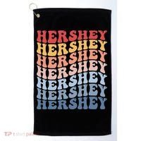 Hershey City Groovy Retro Golf Towel thumb 0