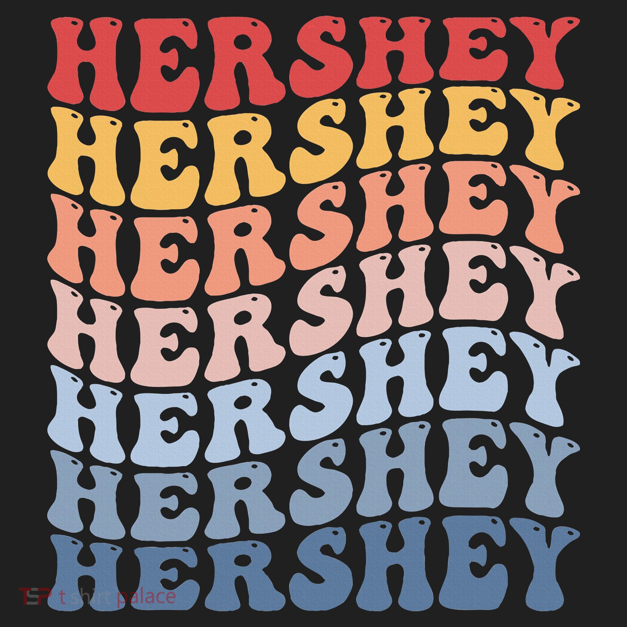 Hershey City Groovy Retro Golf Towel
