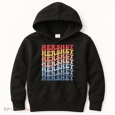 Hershey City Groovy Retro Kids Hoodie