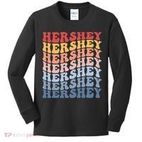 Hershey City Groovy Retro Kids Long Sleeve Shirt thumb 0