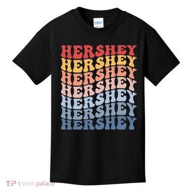 Hershey City Groovy Retro Kids T-Shirt