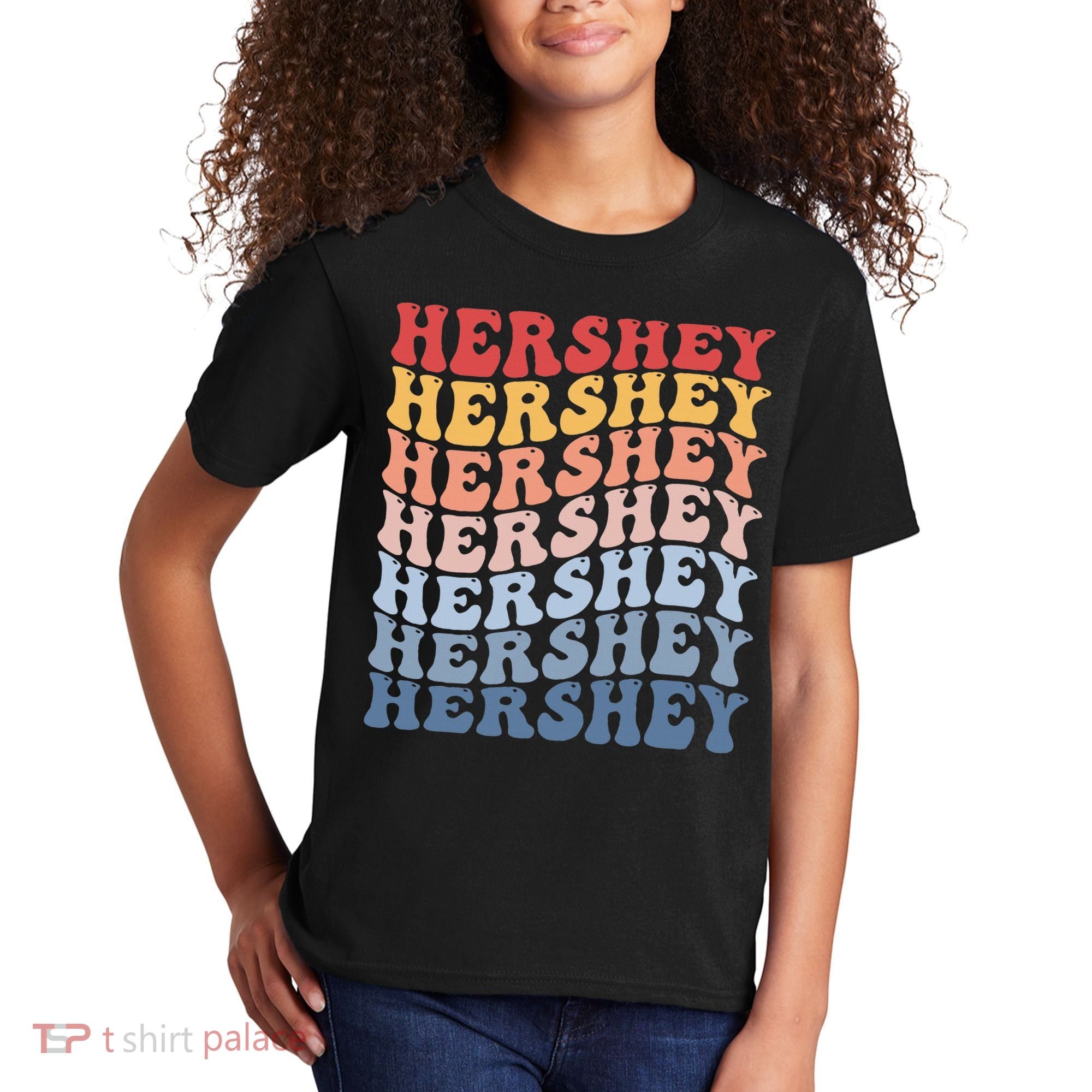 Hershey City Groovy Retro Kids T-Shirt