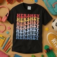 Hershey City Groovy Retro Kids T-Shirt thumb 3