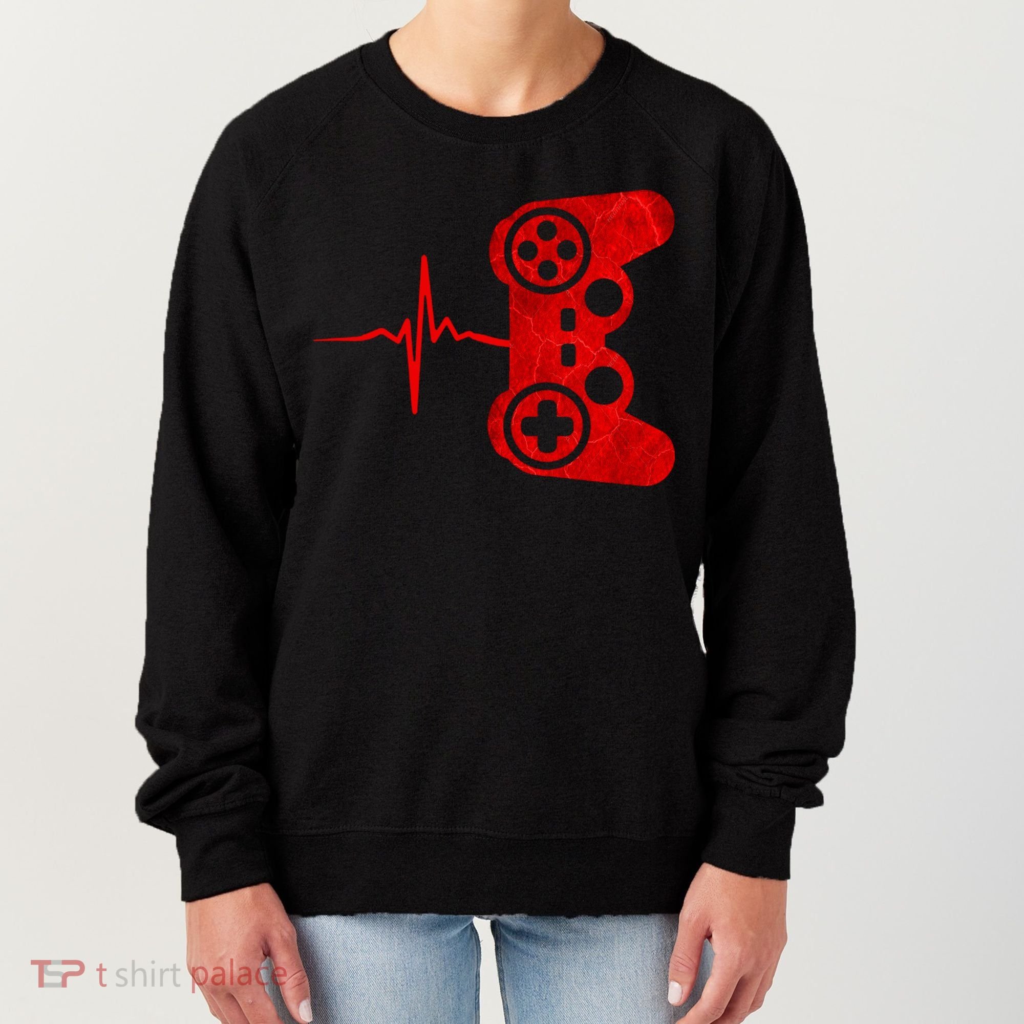 Heartbeat Controller Gamer Women's Sweatshirt
