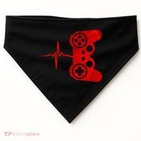 Heartbeat Controller Gamer USA-Made Doggie Bandana thumb 0