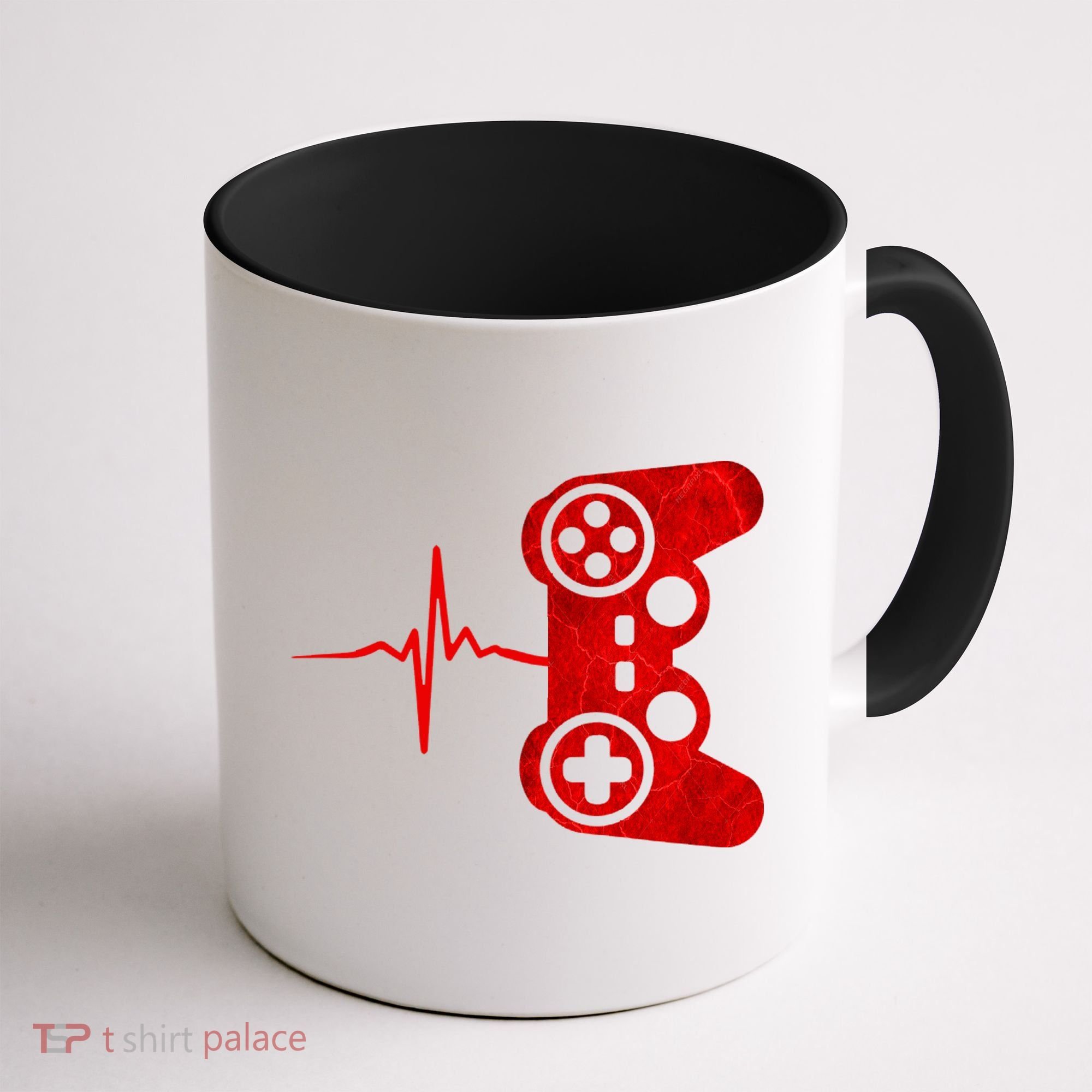 Heartbeat Controller Gamer Coffee Mug