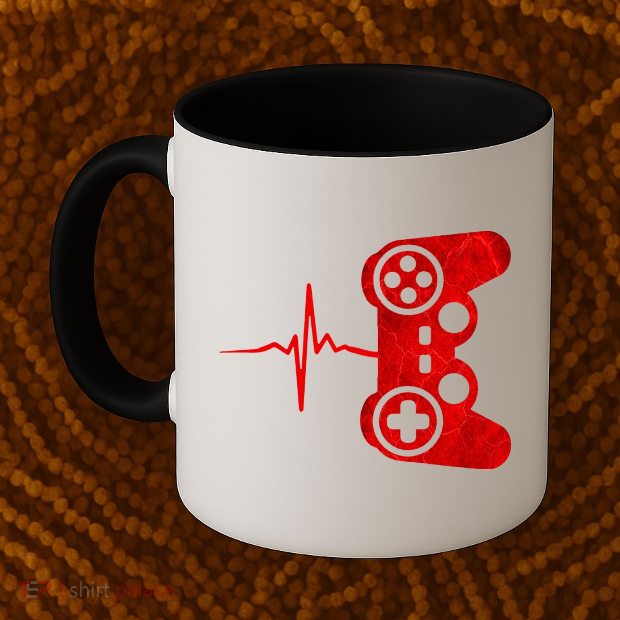Heartbeat Controller Gamer Coffee Mug