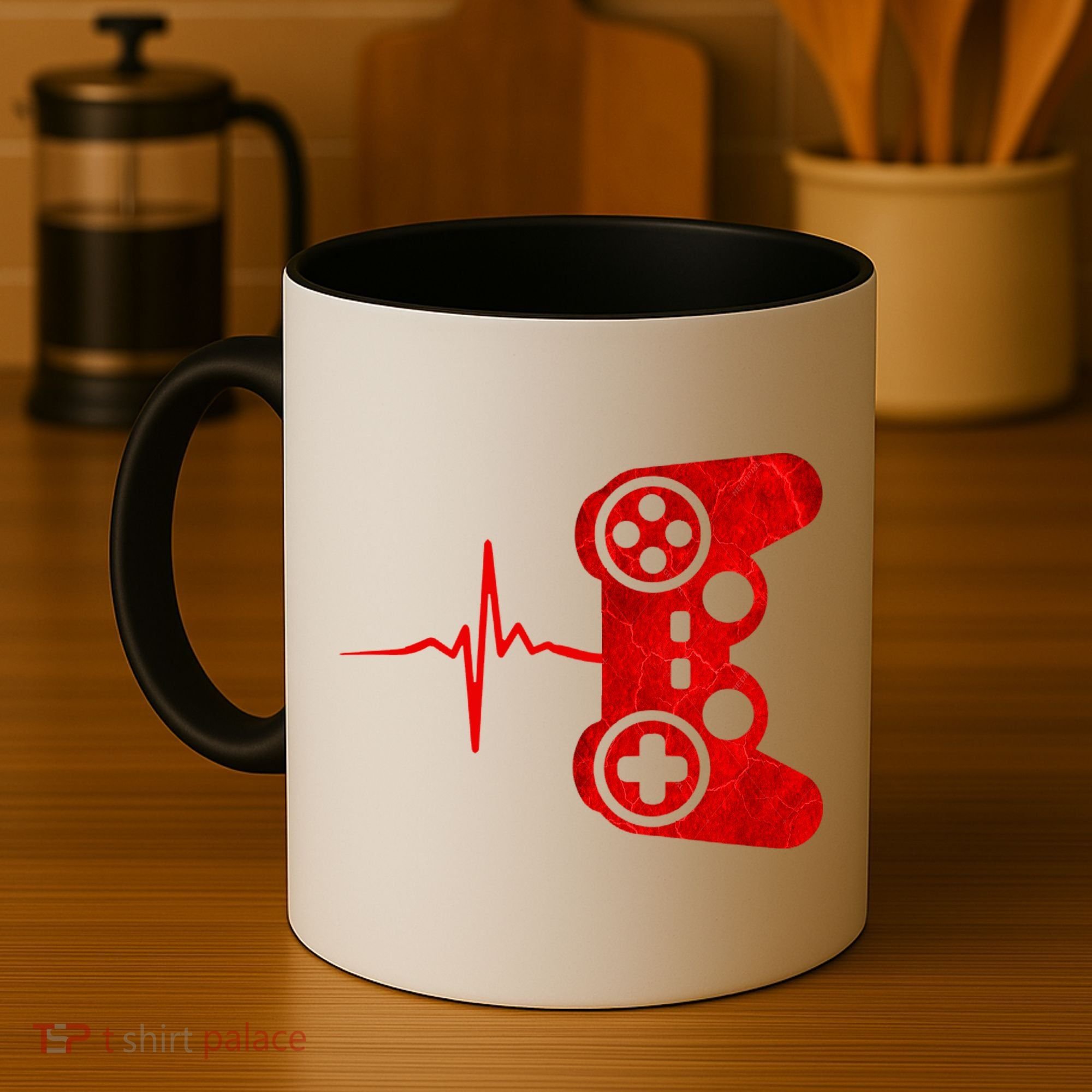 Heartbeat Controller Gamer Coffee Mug