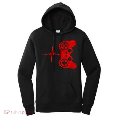 Heartbeat Controller Gamer Women's Hoodie