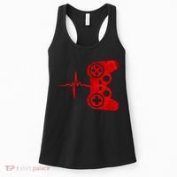 Heartbeat Controller Gamer Women's Tank Top thumb 0