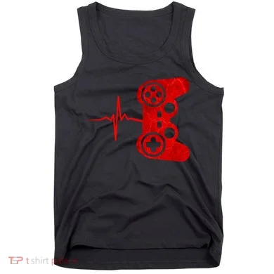 Heartbeat Controller Gamer Tank Top