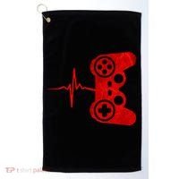 Heartbeat Controller Gamer Golf Towel thumb 0