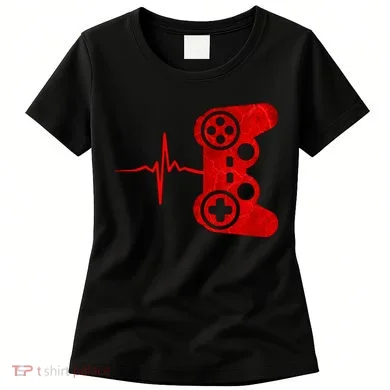 Heartbeat Controller Gamer Women's T-Shirt