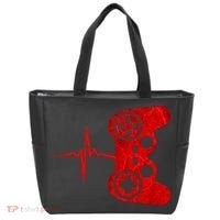 Heartbeat Controller Gamer Tote Bag thumb 0