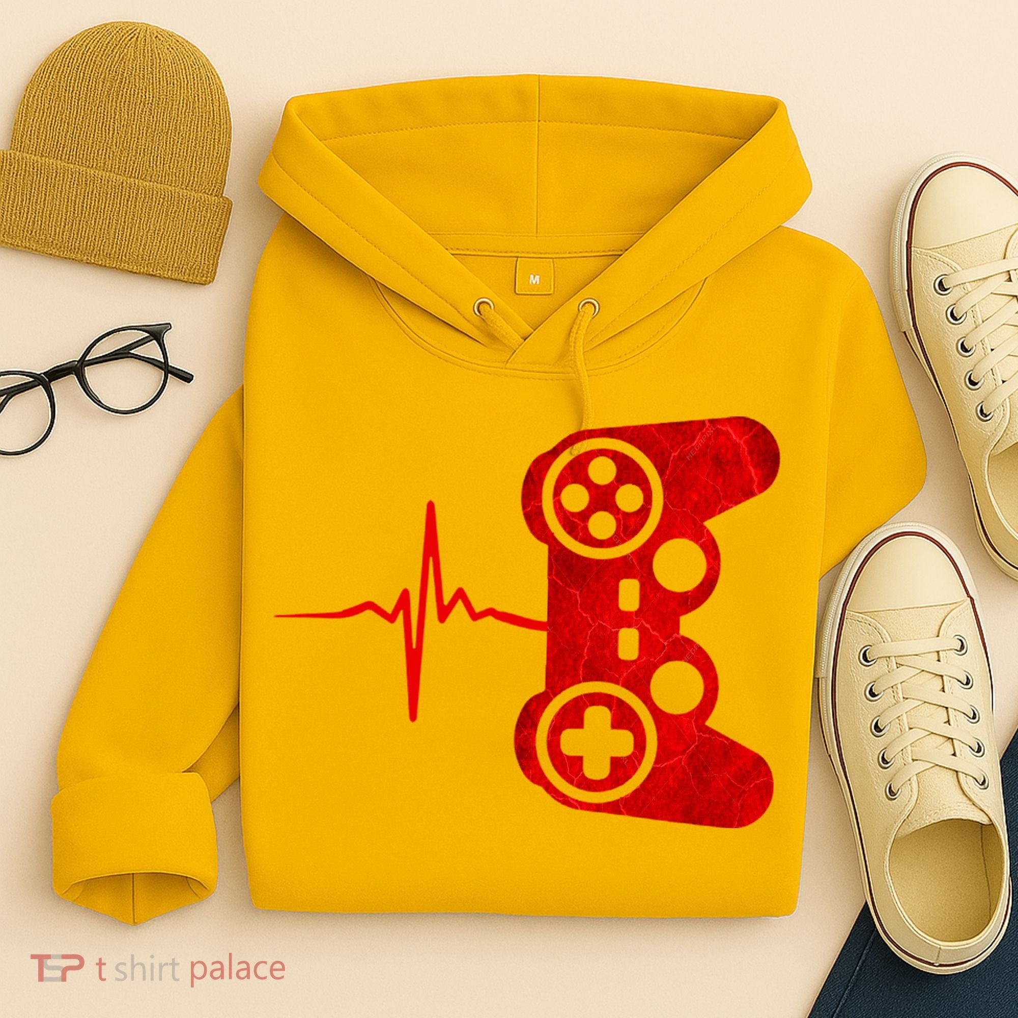Heartbeat Controller Gamer Hoodie
