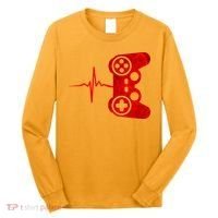 Heartbeat Controller Gamer Long Sleeve Shirt thumb 0