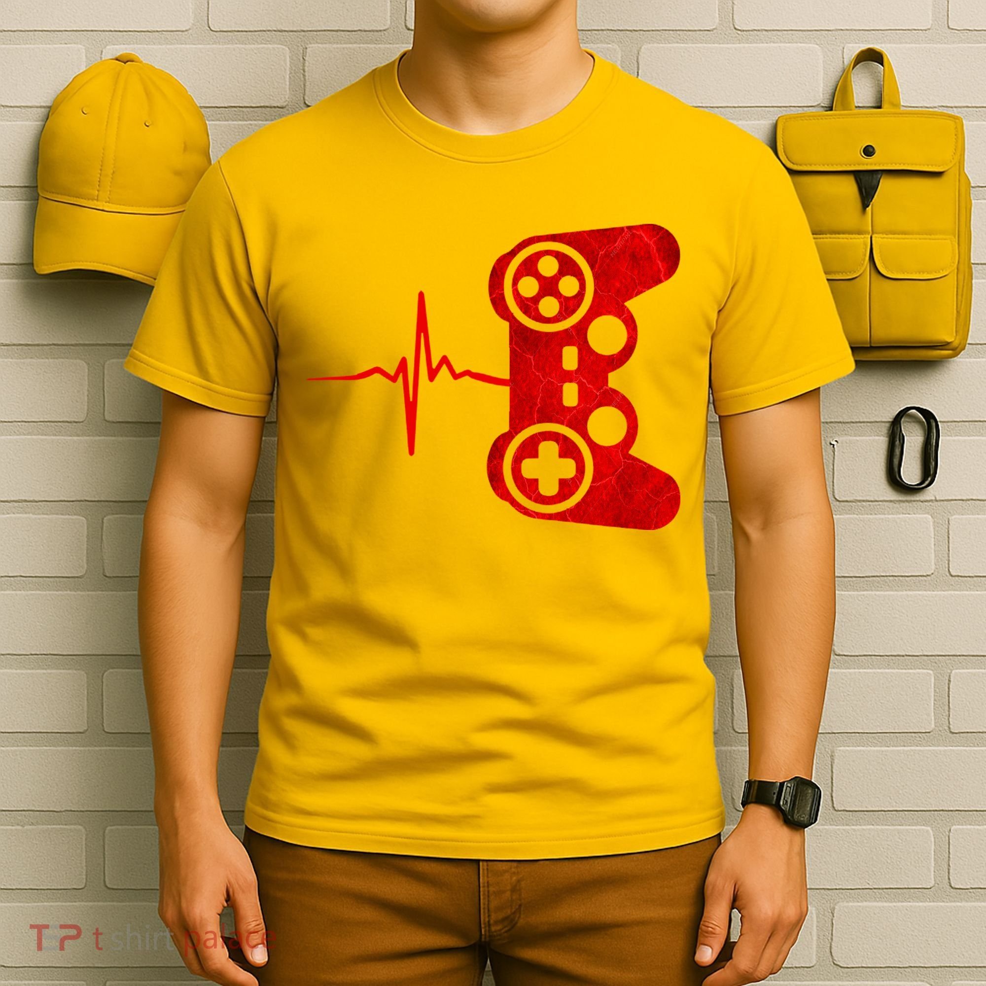 Heartbeat Controller Gamer T-Shirt