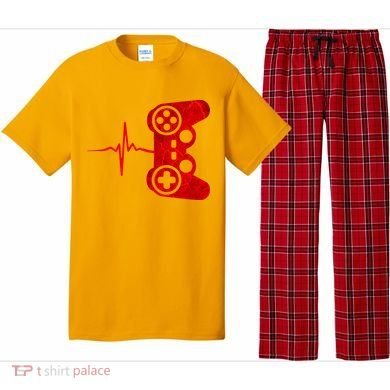 Heartbeat Controller Gamer Pajama Set