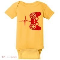 Heartbeat Controller Gamer Baby Bodysuit thumb 0