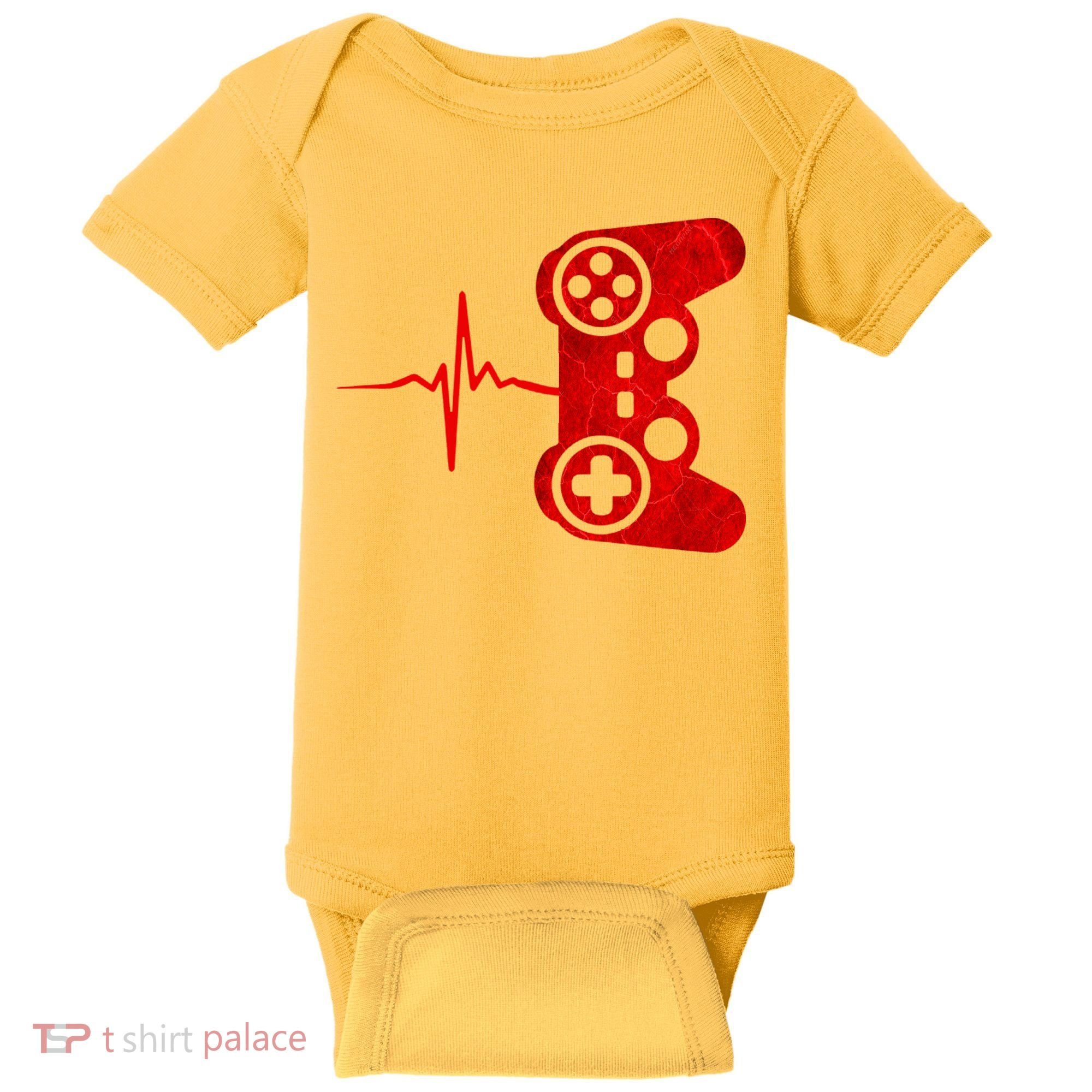 Heartbeat Controller Gamer Baby Bodysuit