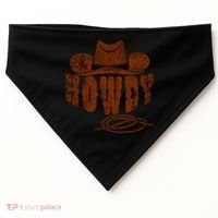 Howdy Cowboy Gift USA-Made Doggie Bandana thumb 0