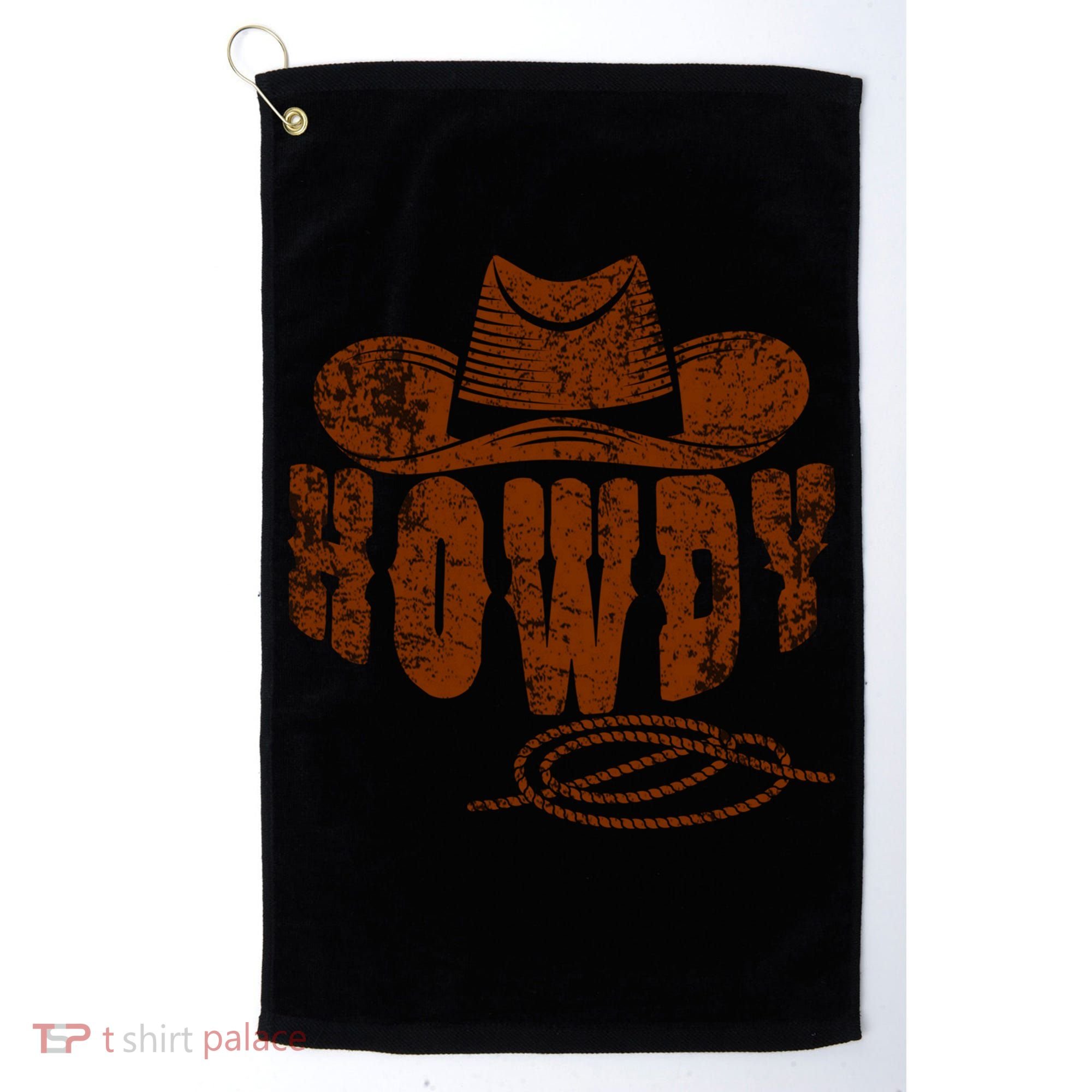 Howdy Cowboy Gift Golf Towel