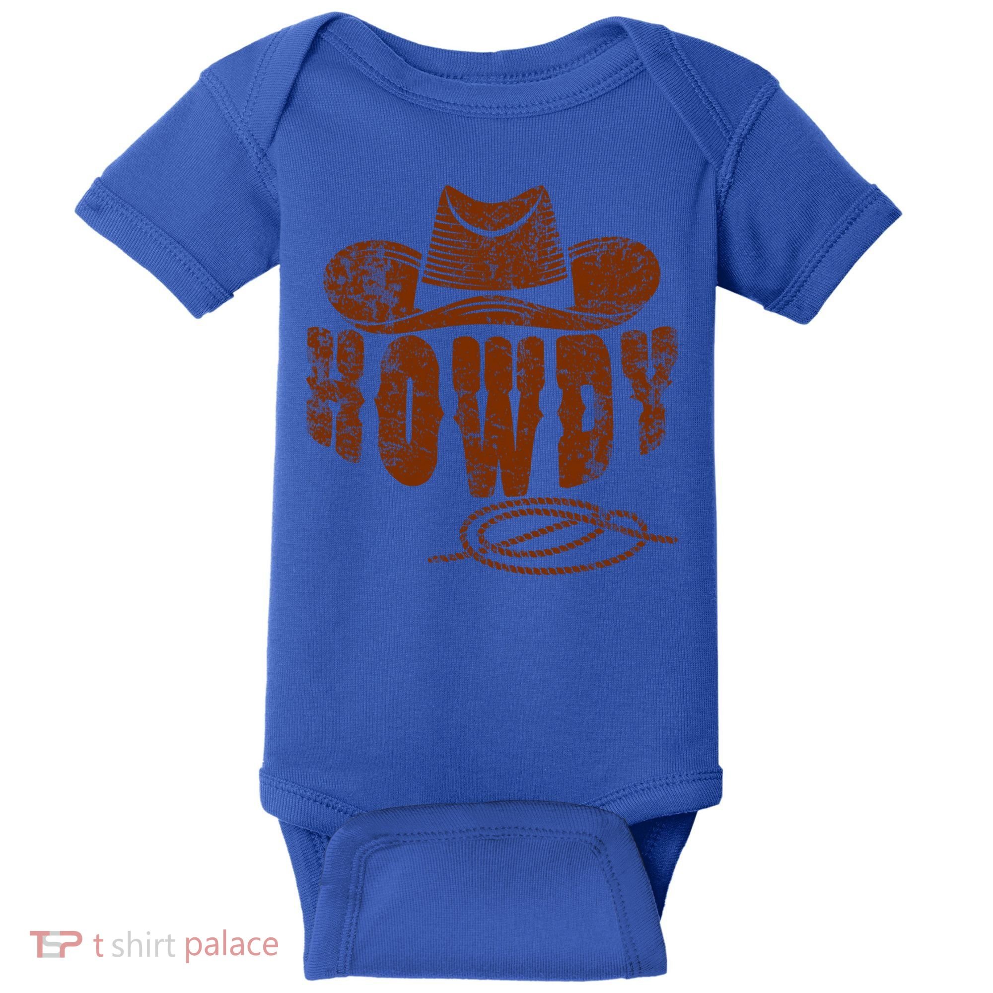 Howdy Cowboy Gift Baby Bodysuit