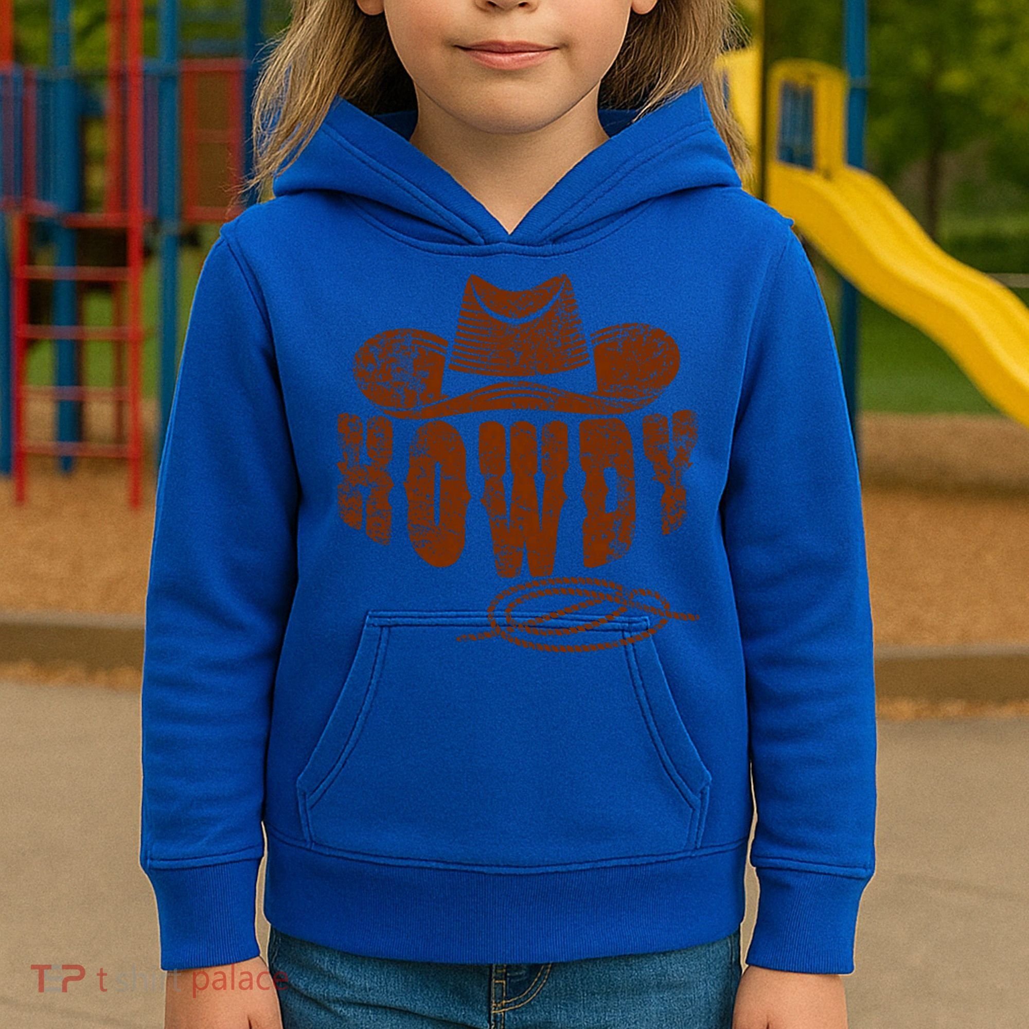 Howdy Cowboy Gift Kids Hoodie