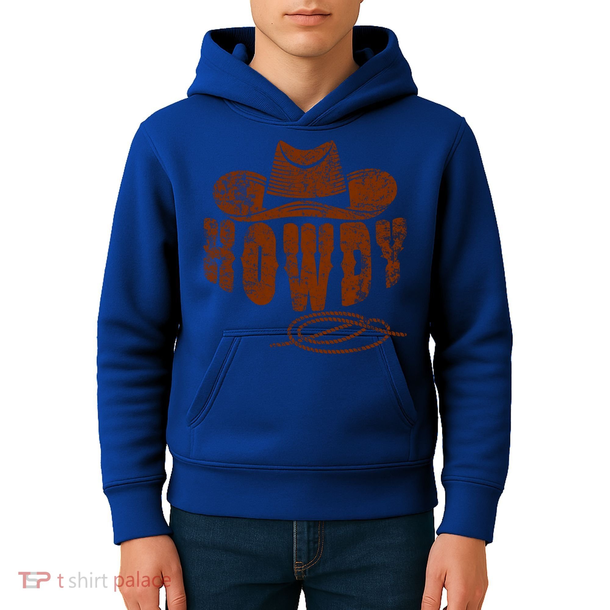 Howdy Cowboy Gift Kids Hoodie