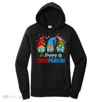 Happy Chrismukkah Gnomes Merry Christmas And Happy Hanukkah Women's Hoodie thumb 0