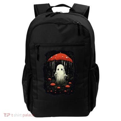 Halloween Cottagecore Ghost Mushroom Spooky Backpack