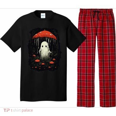 Halloween Cottagecore Ghost Mushroom Spooky Pajama Set