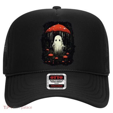 Halloween Cottagecore Ghost Mushroom Spooky Hat