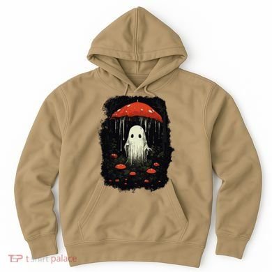 Halloween Cottagecore Ghost Mushroom Spooky Hoodie