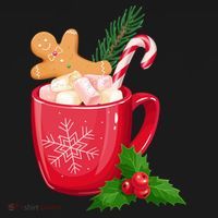 Hot Chocolate Gingerbread Christmas Backpack thumb 2