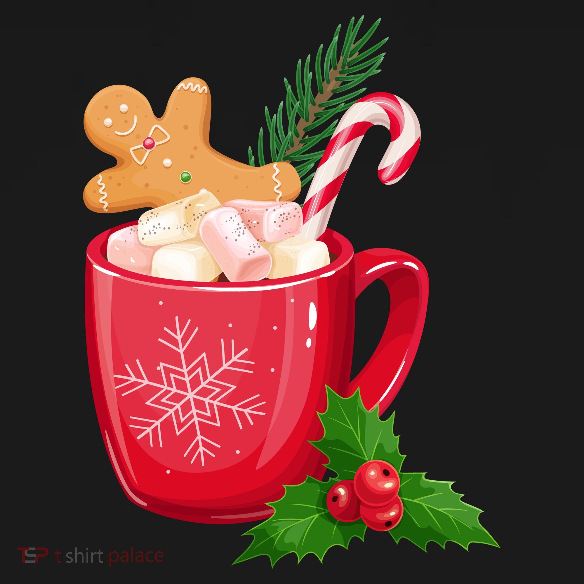 Hot Chocolate Gingerbread Christmas Backpack
