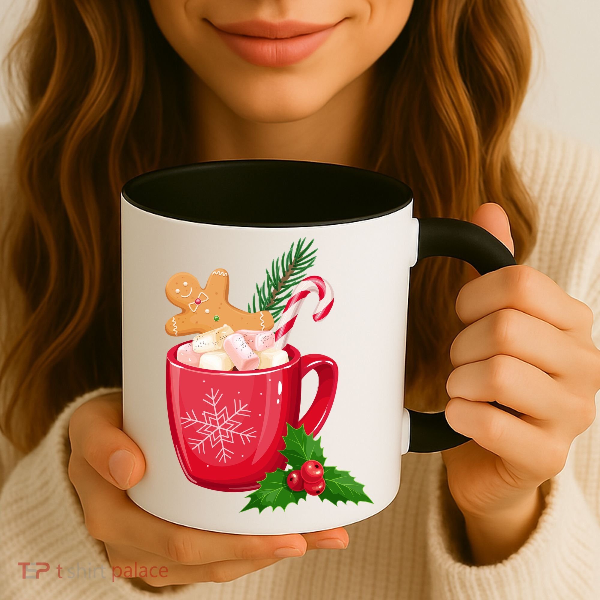 Hot Chocolate Gingerbread Christmas Coffee Mug