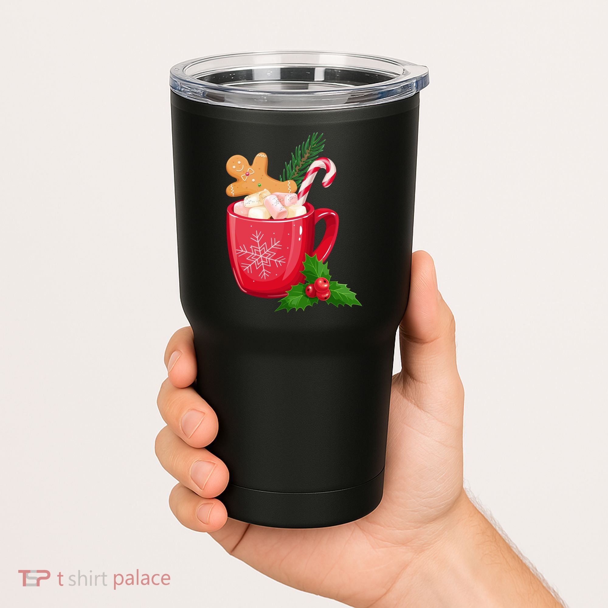 Hot Chocolate Gingerbread Christmas Tumbler