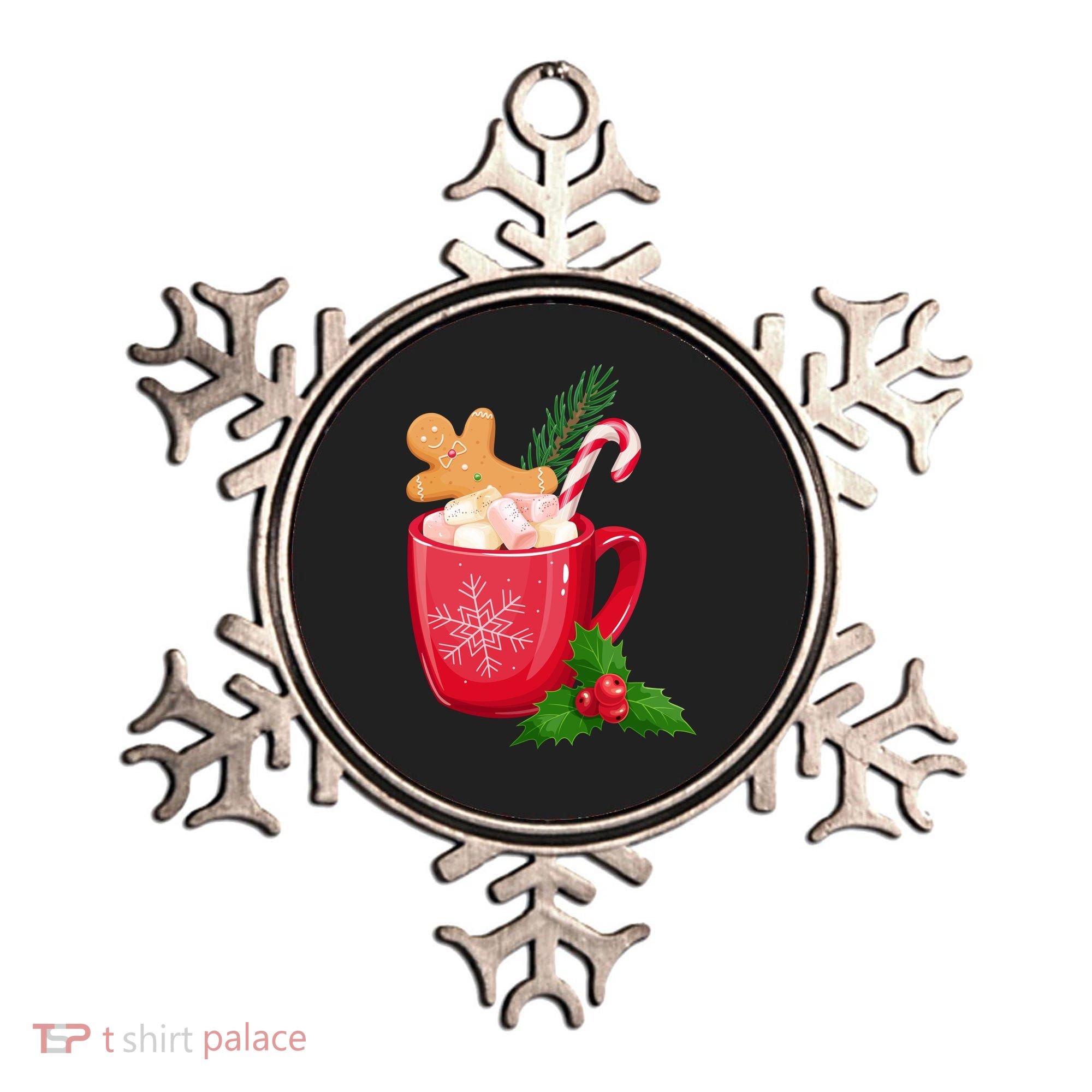 Hot Chocolate Gingerbread Christmas Ornament