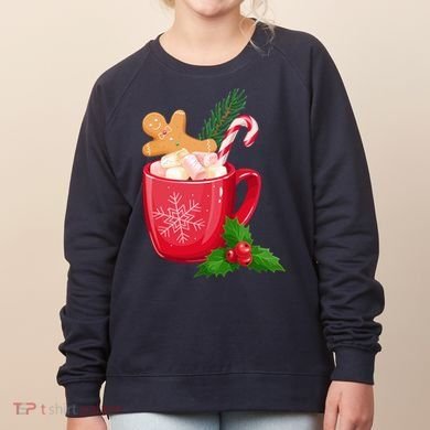 Hot Chocolate Gingerbread Christmas Women's Sweatshirt
