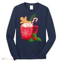 Hot Chocolate Gingerbread Christmas Long Sleeve Shirt thumb 0