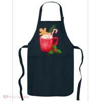 Hot Chocolate Gingerbread Christmas Apron thumb 0