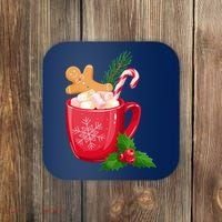 Hot Chocolate Gingerbread Christmas Coaster thumb 0