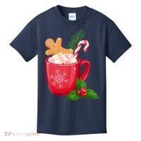 Hot Chocolate Gingerbread Christmas Kids T-Shirt thumb 0