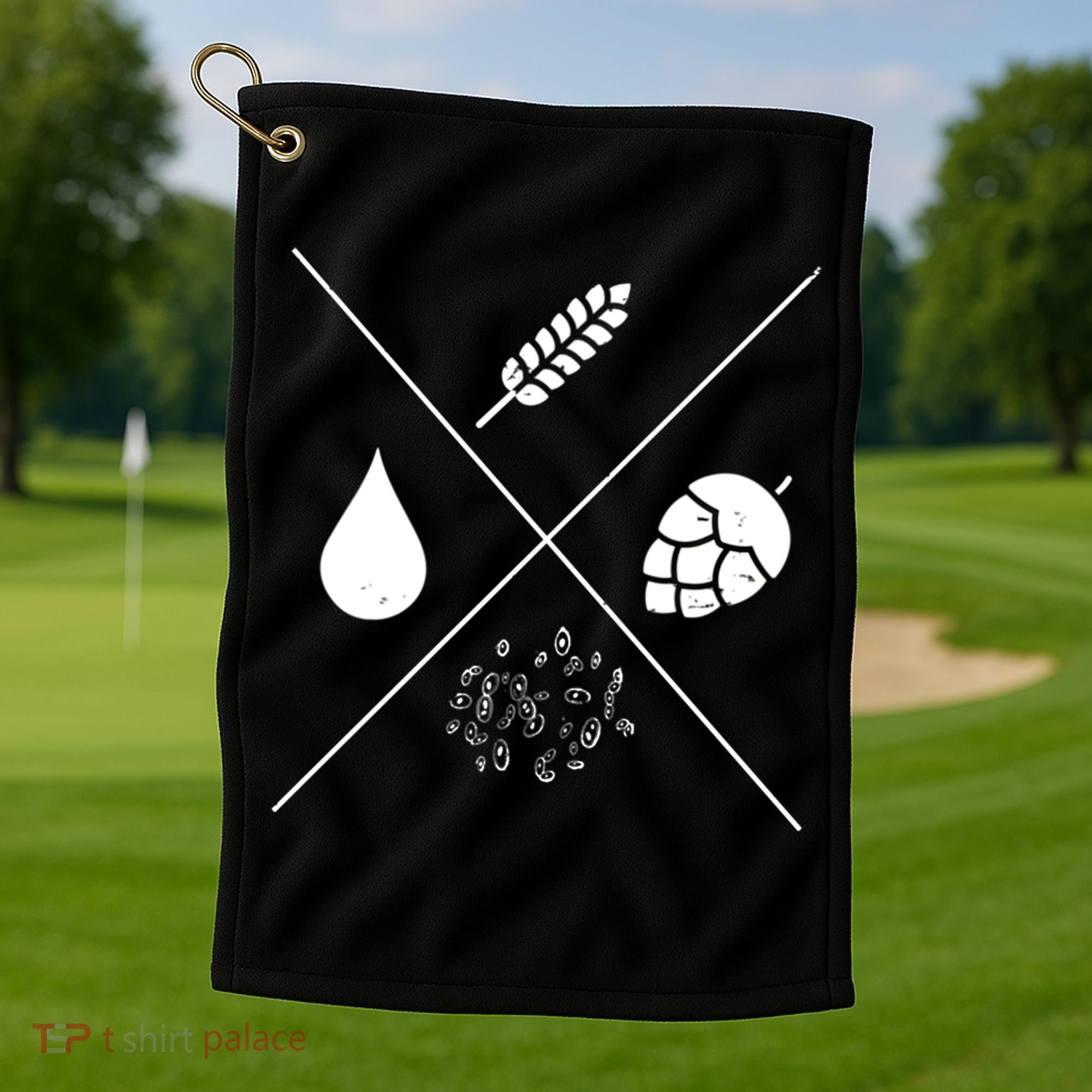 Hop Cross Gift Golf Towel