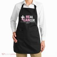 He Can Heal Cancer Breast Cancer Awareness Apron thumb 2