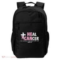 He Can Heal Cancer Breast Cancer Awareness Backpack thumb 0
