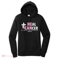 He Can Heal Cancer Breast Cancer Awareness Women's Hoodie thumb 0